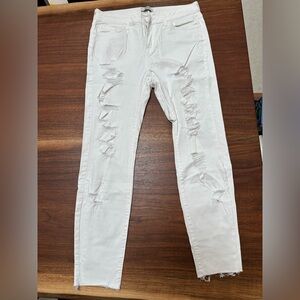 Forever 21 White Denim